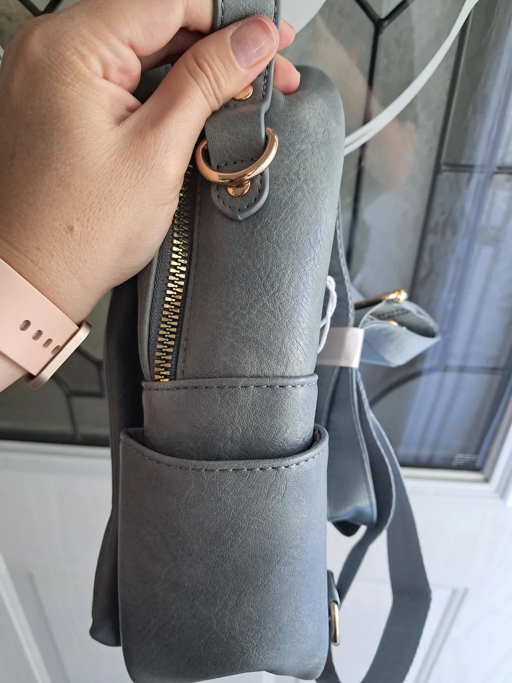Aphison Forever Sunshine Mini Backpack Gray NWT
